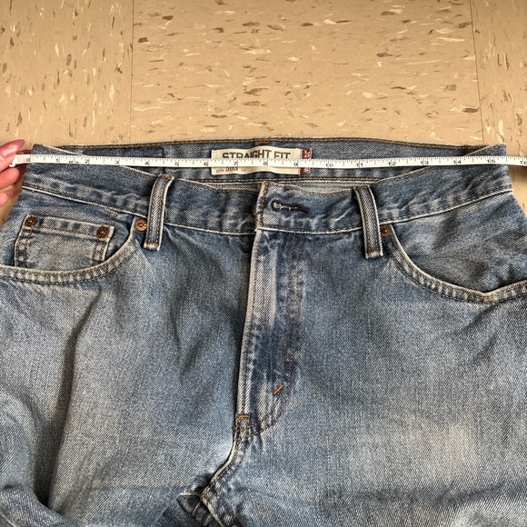 Levi's 505s Light Blue Straight Jeans - Picture 5 of 8